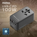 Momax 1-World-Dreamer 100W GaN All Round Fast Travel Charger (UA10D) (iSure). 