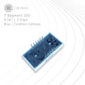 0.56" 3 Digit 7 Segment LED (Blue, Common Cathode). 