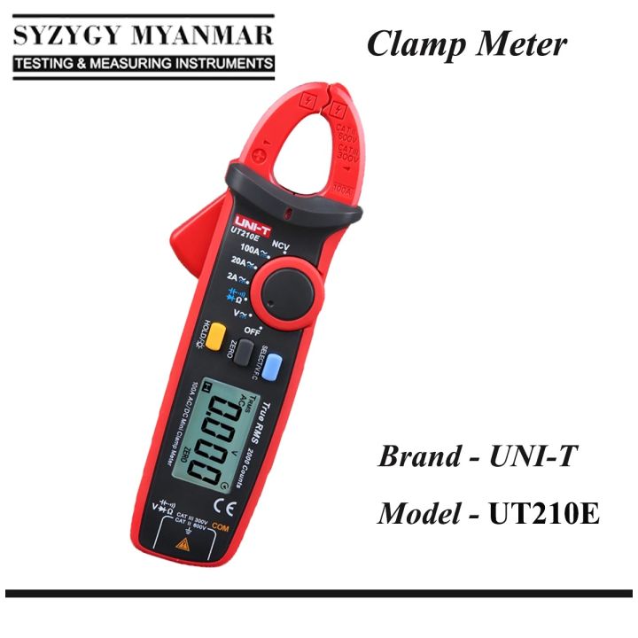 Unit 210e UNI-T UT210E Digital clamp meter (AC/DC 100A,True RMS) | Shop.com.mm