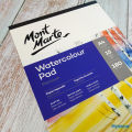 180gsm – A4 – 15 Sheet – Premium Watercolor Pad – Mont Marte. 