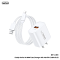 Remax - RP-U119 Kiddy Series 18W Fast Charging Set ( Lightning ). 