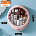 (Preorder) Ecoco wall-mounted cosmetic box, wall-mounted cabinet, cosmetic storage cabinet Round skin care product shelf, cosmetic holder. 