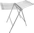 Folding Clothes Drying Rack Mobile Wing Type Drying Rack Indoor Floor Drying Rack Stainless Steel Folding Hanger for Easy Storage. 