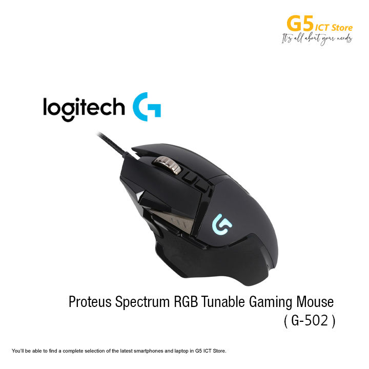 Logitech%20%20G502%20Proteus%20Spectrum%20RGB%20Tunable%20Gaming%20Mouse%20-%20Image%203