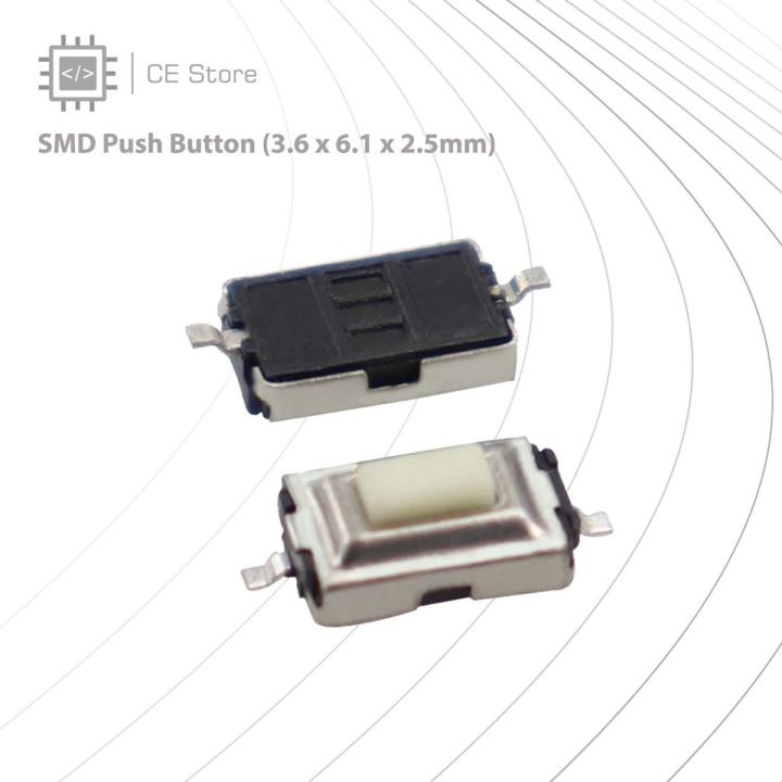 SMD Push Button (3.6 x 6.1 x 2.5mm) - CE Store