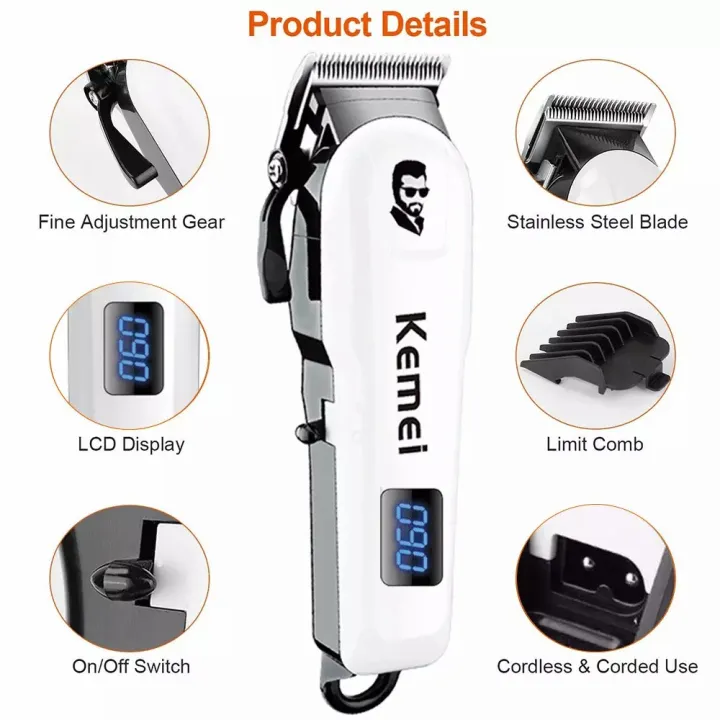Kemei%20KM-232%20Professional%20Hair%20Clipper%20Portable%20Mini%20Electric%20clippers%20USB%20Charging%20Cordless%20Hair%20Trimmer%20Men's%20Haircut%20Machine%20-%20Image%207