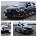 (Preorder) LEO Alloy Model Car Honda Civic Type R,1:32 Scale Small Toy Car for Boys Children's Birthday Gift Toys ကလေးကစားစရာအရုပ်. 