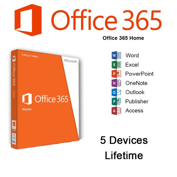 Microsoft Office 365 Pro Plus Account ( 5 Devices Lifetime )