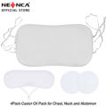 (Preorder) NEENCA Castor Oil Pack 4 Pack for Waist, Neck, Chest Wraps Organic Castor Oil Pack Reusable with Adjustable Strap Liver Detox Machine Washable Prevent Oil Leakage. 
