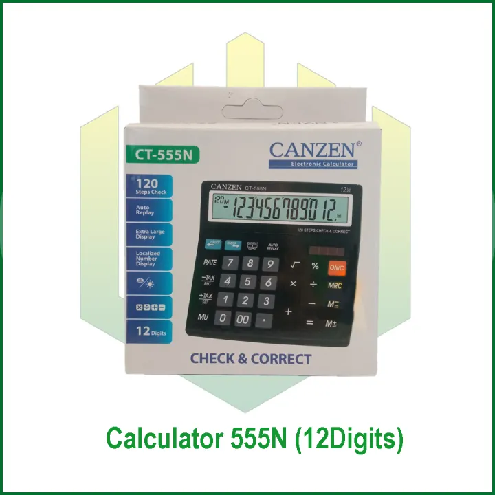 CANZEN%20Calculator%2012%20digit%20(CT-555N)%20-%20Image%202