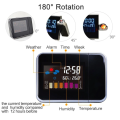 Digital Alarm Clock with Temperature. 