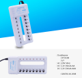 8 Slot Quick Battery Charger With High-Speed Indicator Light Smart Adapter For 1.2V AA AAA Ni-MH Ni-CD Rechargeable Battery. 