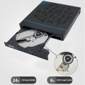 7 in 1 External CD/DVD Drive USB3.0/Type-C CD DVD RW Optical Drive DVD Burner DVD Writer Multifunction SD/TF Slots USB HUB. 