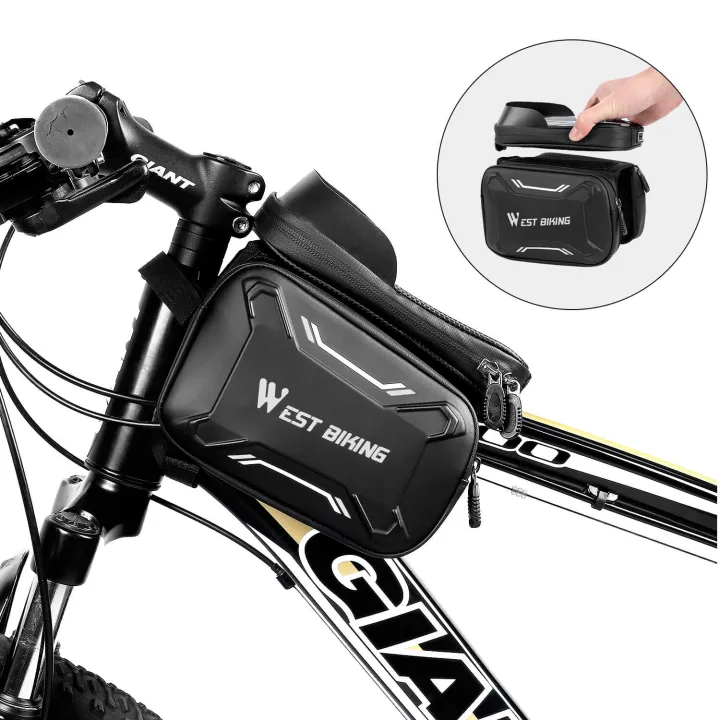 (Preorder)WEST%20BIKING%20Bicycle%20Front%20Bag%20Frame%20High%20Quality%20MTB%20Bike%20Bag%20Cycling%20Equipment%20Waterproof%20Touch%20Screen%20Top%20Tube%20Phone%20Bag%20%E1%80%85%E1%80%80%E1%80%BA%E1%80%98%E1%80%AE%E1%80%B8%E1%80%A1%E1%80%AD%E1%80%90%E1%80%BA%20-%20Image%205