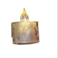 Crystal LED Tea Light  Battery Operated Flame Less and Smokeless LED Crystal Diamond Diwali Light Candle for Home and Diwali Decoration အလှဆင်ခရစ်စတယ် ဖယောင်းတိုင်. 