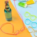 Drinking Silly Straw Glasses Novelty Tube Fun Eyeglasses Straw. 