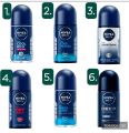 nivea men roll on(50ml)cs0172. 