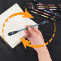 Spinning Pen (no light) Creative Spinning Pen Spinner Toy Adult Kids Stress Relieve Rotating Gel Pens Anti-slip Hand Spinner Student Stationary. 