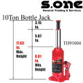 10 Ton Hydraulic Bottle Jack (TH91004). 