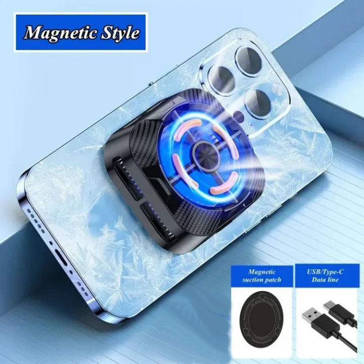 Type-C USB Powered X79 Magnetic Mobile Phone Semiconductor Cooling Radiator Fan
