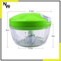 Manual Food Chopper, Compact And Powerful Hand-Held Vegetable Chopper. 