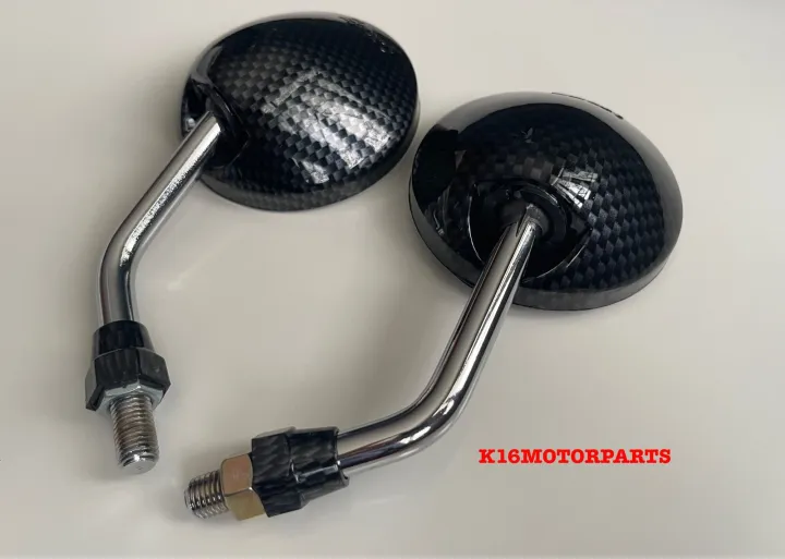 (Preorder)Mirror,%20round%20shape,%20SPORT%20RX-S,%20carbon,%20Kevlar,%20plated%20legs,%2012%20MM%20thread,%20short%20legs,%20small%20mirror,%20YAMAHA%20thread%20-%20Image%204