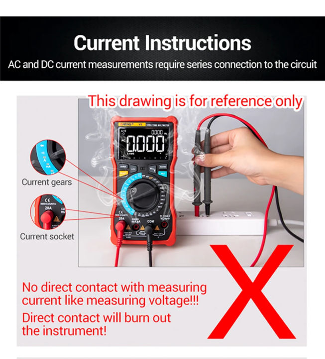 ANENG%20DT9205A%20Digital%20True%20RMS%20Professional%20Multimeter%20AC/DC%20Current%20Tester%20hFE%20Ohm%20Capacitor%20Voltage%20Meter%20Detector%20Tool%20-%20Image%203