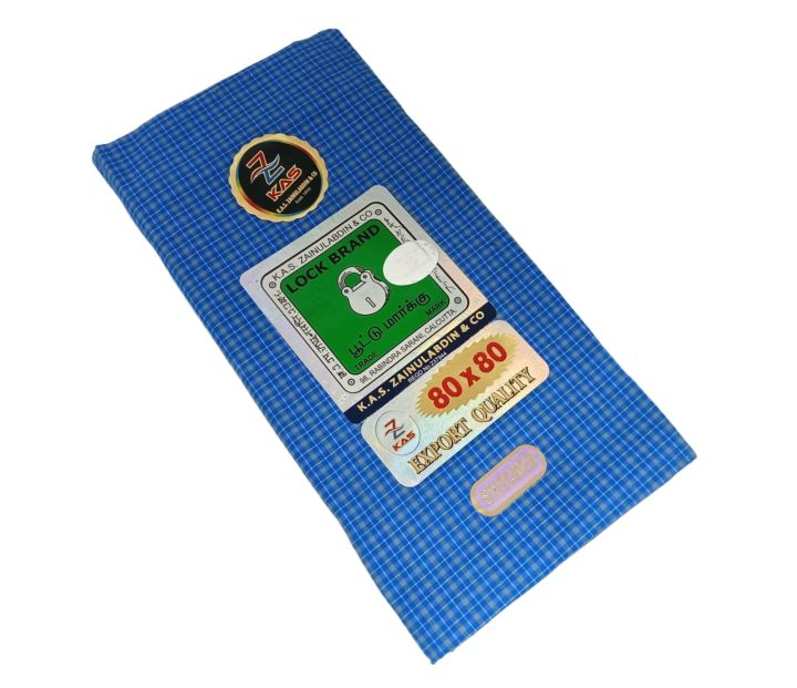 LOCK BRAND Export Quality Lungies ပလေကပ်ပုဆိုး( အသင့်ချုပ်ပြီး  )