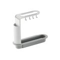Kitchen Sink Drain Retractable Drain Basket Chopsticks Storage Cage Towel Rack Kitchen Cleaning Supplies Storage Basket. 