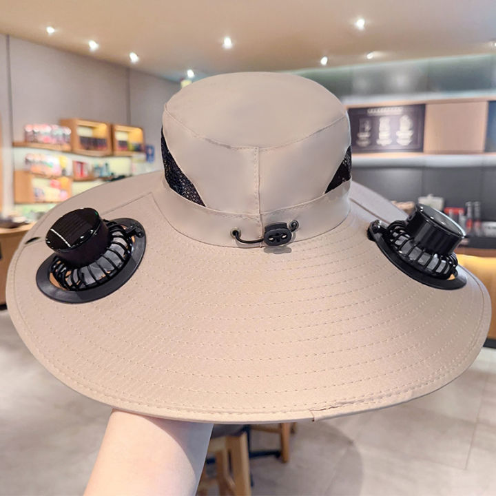 (preorder)Solar%20Fan%20Hat%20Large%20Brim%20Sun%20Hat%20Men's%20Summer%20Outdoor%20Fishing%20Sun%20Hat%20Anti-Uv%20Mountaineering%20Hat%20Women%20-%20Image%202