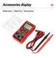 Original aneng m118a digital multimeter real auto multimeter RMS Transistor tester with NCV data held 6000 count. 