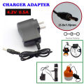 DC 4.2V Travel Charger Adapter with (3.5x1.35)mm Male Jack. 