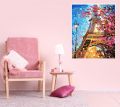 DIY Painting by Number 40cm x 50cm (Art Painting Sets) ကိုယ်တိုင် ရေးချယ်ရမည့် Canvas ပန်းချီကား. 