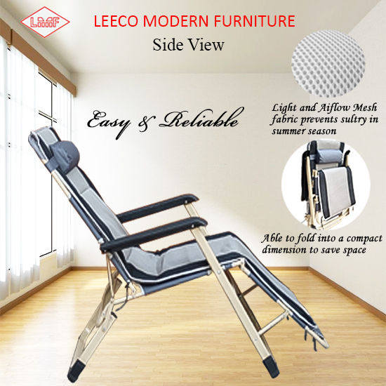 Winner%20Reclining%20Deck%20Chair%20with%20Airflow%20Mesh%20Sofa%20Grey%20Color%20(W670xD1800xH1000)mm%207.5kg%20-%20Image%202