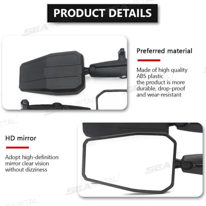 (Preorder)Motorcycle%20Rearview%20Mirror%20Foldable%20360%20%E2%80%8B%E2%80%8BDegree%20Rotation%20Handle%20Bar%20For%20ADV%20Off-Road%20Motorcycle%20Westwind%20-%20Image%203