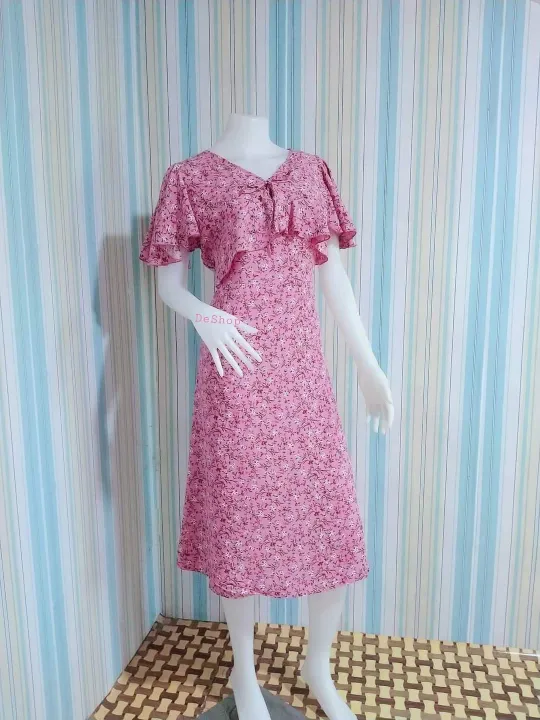 Sweet%20Girl%20Spant%20Ruffles%20Midi%20Dress:%20Perfect%20for%20Women's%20Fashion%20-%20Elegant%20and%20Stylish%20Design%20with%20High-Quality%20Materials%20-%20Image%204