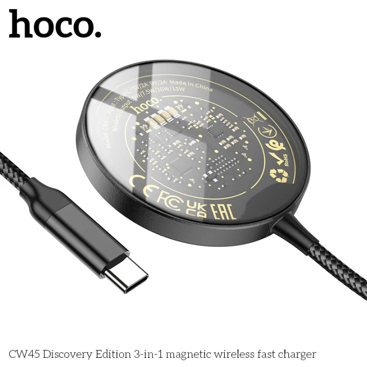 Hoco%20CW45%20Discovery%20Edition%203-in-1%20Magnetic%20Wireless%20fast%20charger%20-%20Image%203