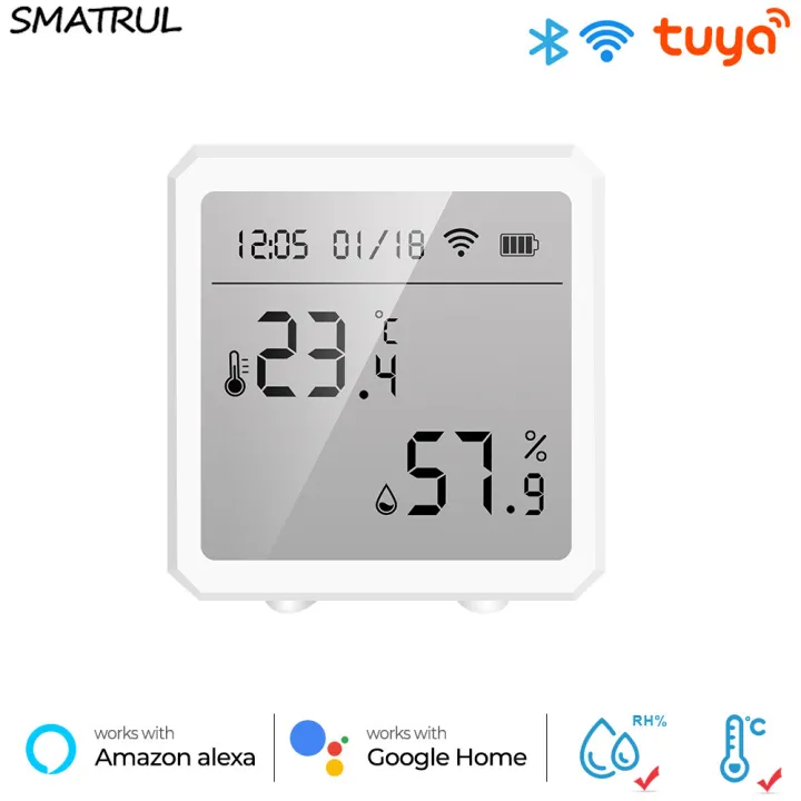 (Preorder)SMATRUL%20Tuya%20Temperature%20And%20Humidity%20Sensor,%20Wifi%20Smart%20Home%20Indoor%20Hygrometer%20Alarm%20Battery%20LCD%20Display%20For%20Alexa%20Google%20for%20Android%20IOS%20APP%20Control%20-%20Image%209