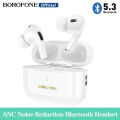 (Preorder)BOROFONE BW59 Plus TWS True Wireless ANC Noise Reduction Bluetooth Headset with Microphone Touch Control Earphone HD Stereo In-Ear Sports Earphone for All Smartphones Universal. 