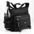 Men Shoulder Bag Multi-layer Large-capacity Nylon Messenger Bags Fashion Versatile Casual Lightweight Bag. 