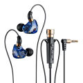 HiFi Wired Headphones with Microphone Noise-Cancelling Dynamic Earphones In Ear Earbuds Bass Headset. 