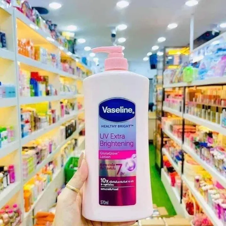 Vaseline%20Healthy%20Bright%20UV%20lightening%20+%20Gluta%20Glow%20Lotion%2010x%20500ml/490ml%20-%20Image%204