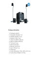 (Preorder) Microlab X15BT 5.1 speaker system with Bluetooth 5.0 and microphone input for karaoke. Includes two stands. 