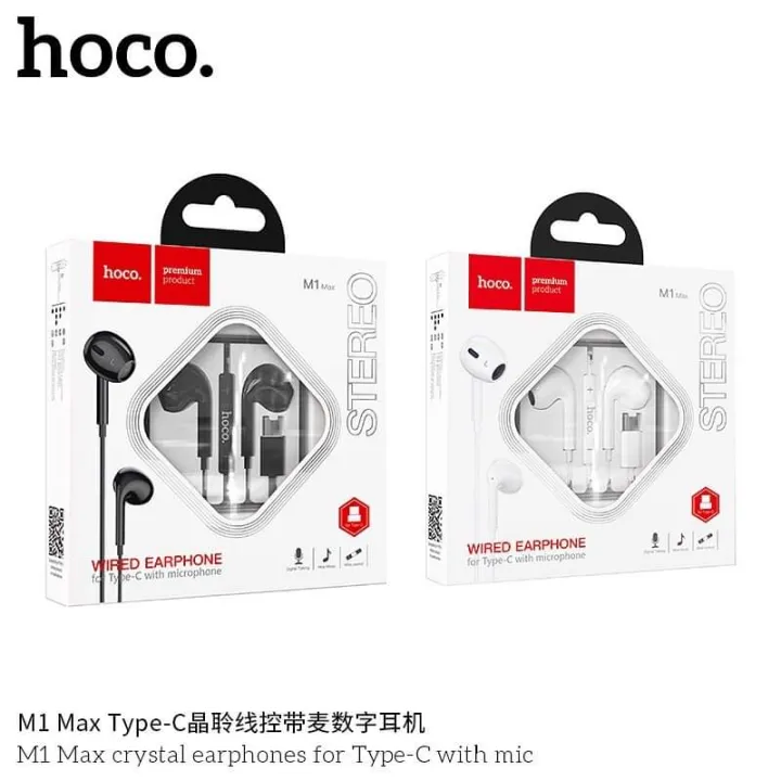 Hoco%20M1%20Max%20Crystal%20Earphones%20For%203.5mm%20plug%20with%20mic%20-%20Image%202