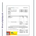 Microsoft Excel Billing Invoice With Payment Plan Template Sample / Contoh Template Invois Pelan Ansuran Excel. 
