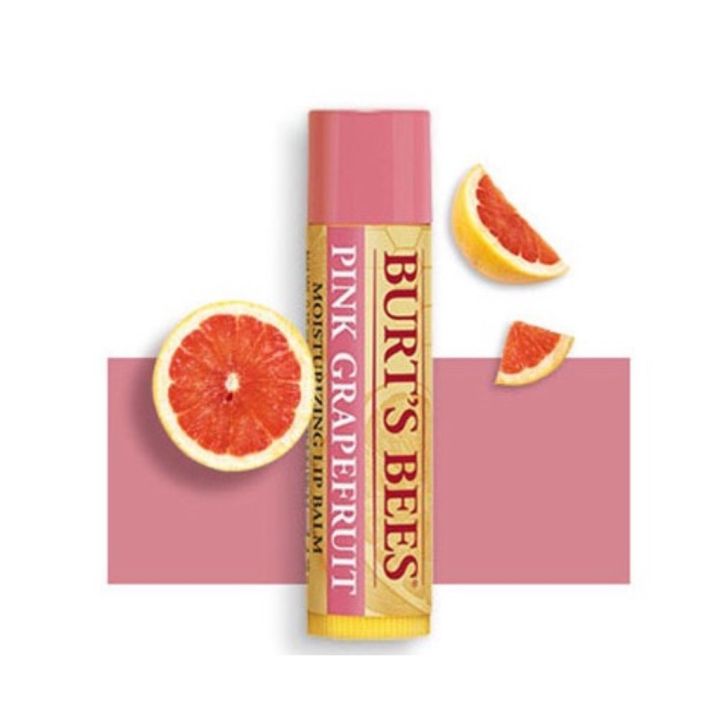 Burt's%20Bees%20Pink%20Grapefruit%20Moisturising%20Lip%20Balm%20(100%25%20Natural)%20-%20Image%203