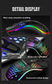 DIVIPARD OP-50 colorful luminous RGB mouse business office aggravated 4D lightweight mouse. 