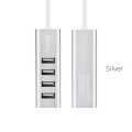 Hoco HB1 multi USB Hub 2.0 x 4 ports USB interface. 