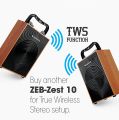 ZEBRONICS Zeb-ZEST 10 Wireless Bluetooth 10W Portable Bar Speaker with Supporting USB, SD Card, AUX, Mobile holder, TWS & Call Function. 