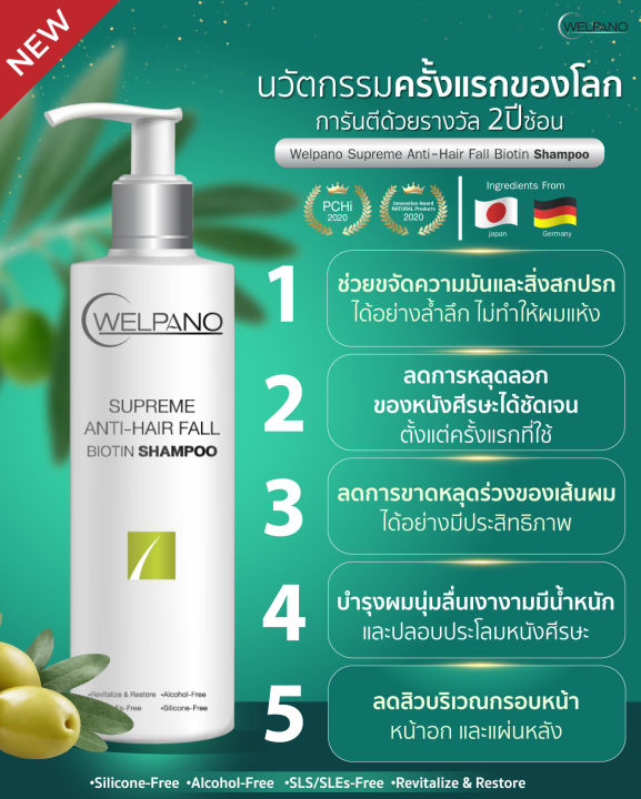 (Preorder)%C2%A0Welpano%20Supreme%20Anti-Hair%20Fall%20Biotin%20Shampoo%20-%20Image%203